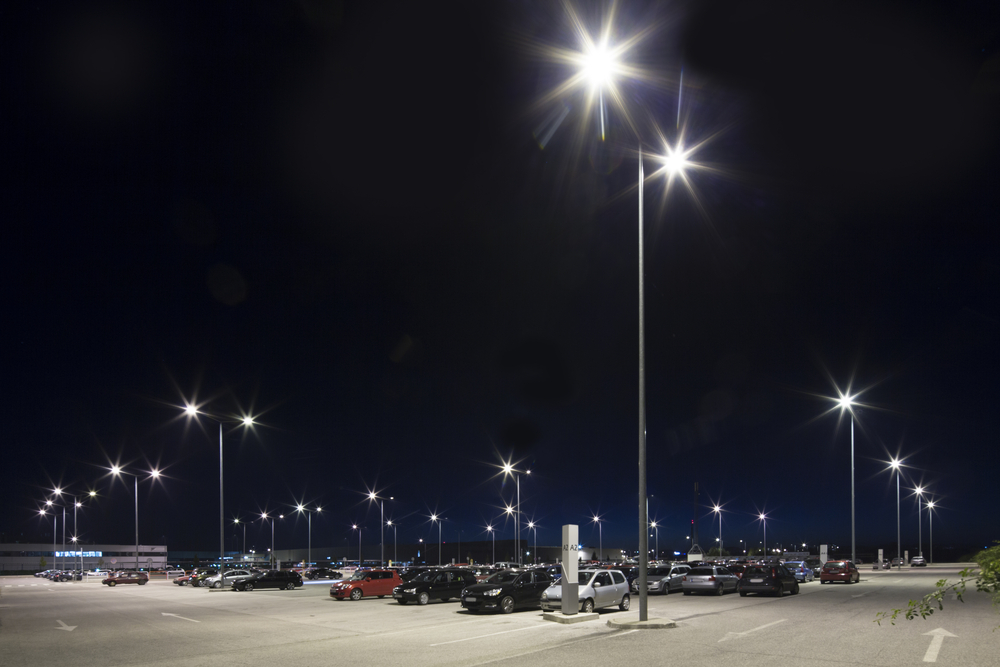 led parking lot lights, led pole lights