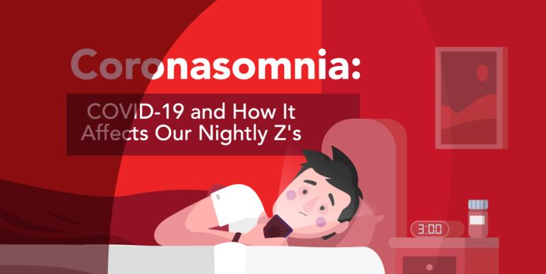 Infographic on Coronasomnia