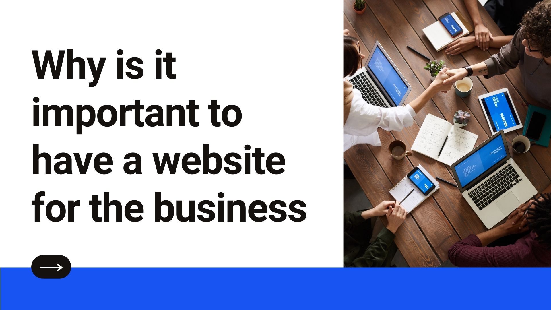 Why is it important to have a website for the business?