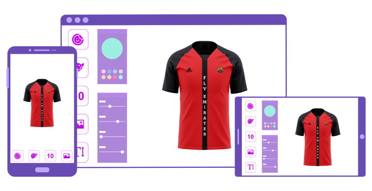 online uniform designer, Magento Product Designer